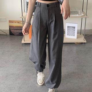 High-waist Loose-fit Cargo Pants