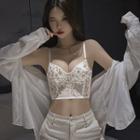 Embroidered Camisole Top / Panties / Set