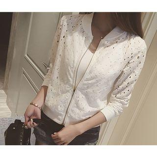Plain Perforated Light Jacket
