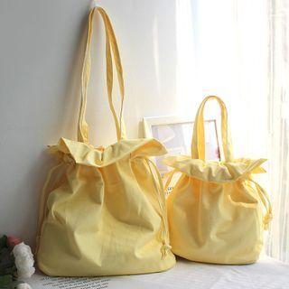 Canvas Drawstring One-shoulder Bag / Handbag