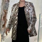 Snake Grain Blazer