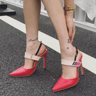 Pointy Toe Stiletto High Heel Sandals