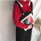 Plain Cropped Wide Leg Pinafore Jumpsuit