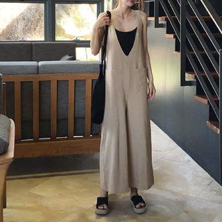 Set: Camisole + Wide-leg Jumpsuit