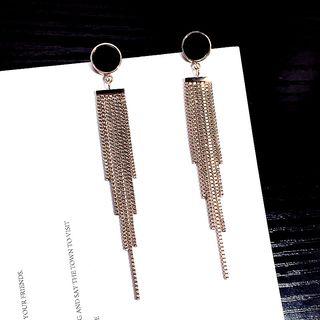 Fringed Ear Stud Rose Gold - One Size