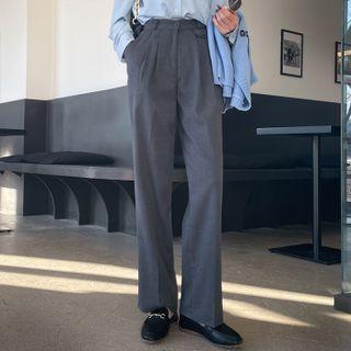 Mid-rise Loose-fit Dress Pants