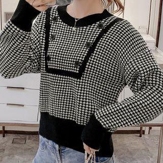 Houndstooth Sweatshirt