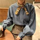 Tie-neck Shirt / Harem Pants
