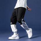 Color-block Fleece-lined Sweatpants