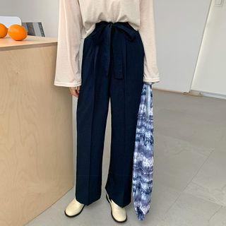 Summer Dress Pants With Sash