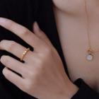 Irregular Alloy Ring Gold - One Size