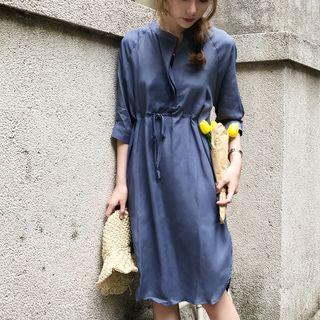 Silk Shirt Dress