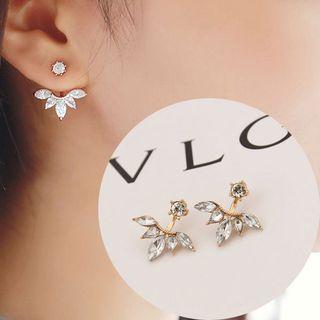 Rhinestone Horse Eye Studs