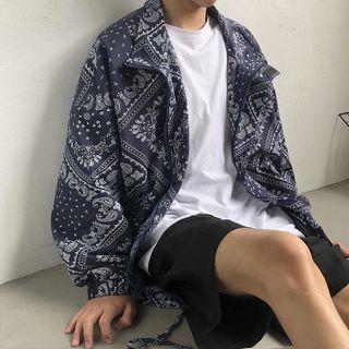 Paisley Print Oversize Jacket
