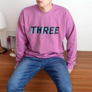 Plus Size Three Printed Sweatshirt