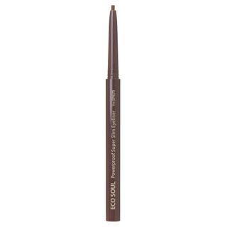 The Saem - Eco Soul Powerproof Super Slim Eyeliner (#br01 Thrill Brown) 0.2g