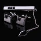Set: Tie Bar + Cufflinks