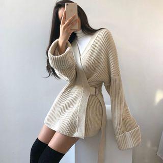 Belted Chunky Cardigan