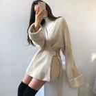 Belted Chunky Cardigan