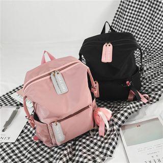 Large Zipper Tag Backpack
