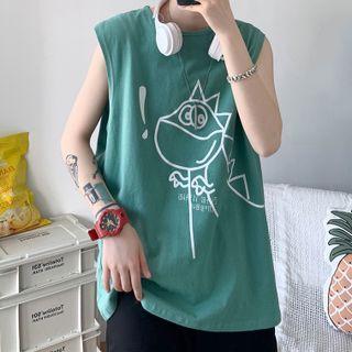 Couple Matching Print Tank Top