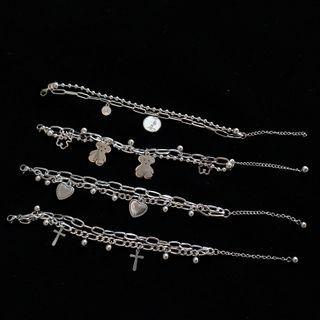 Stainless Steel Bear Bracelet