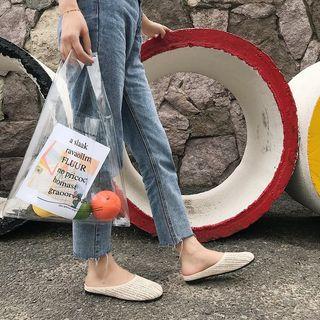 Plain Woven Mules