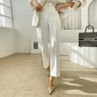 High-rise Straight Dress Pants