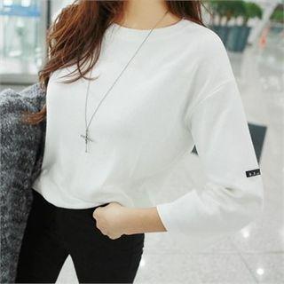 3/4-sleeve Napped T-shirt