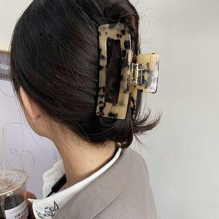 Leopard Print Acetate Hair Clamp