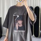 Short-sleeve Cartoon Top