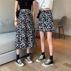 Floral Print Mini A-line Skirt / Midi A-line Skirt