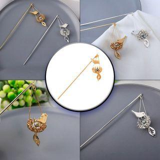 Alloy Dangle Earring Hair Stick 34 - One Size