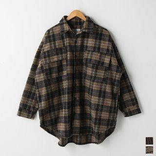 Pocket Over-fit Flannel Shirt