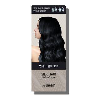 The Saem - Silk Hair Color Cream - 4 Colors #3cb Indigo Black