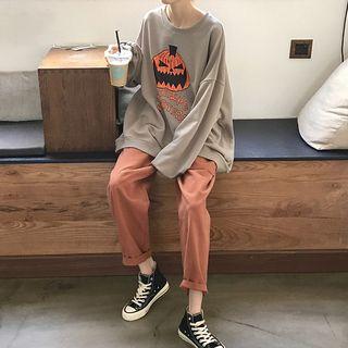 Halloween Print Pullover / Harem Pants