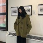 Toggle Hooded Coat As Shown In Figure - One Size