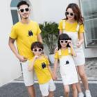 Family Matching Printed Short-sleeve T-shirt / Shorts / Jumper Dress / Set