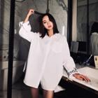 Spaghetti Strap Knit Top / Shirt / Set