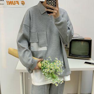 Pocket Polo Sweatshirt