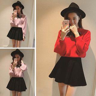 Tie-neck Sweater