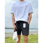 Drop-shoulder Illustrated T-shirt