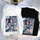 Sleeveless Graphic T-shirt