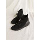 High-top Mesh Sneakers