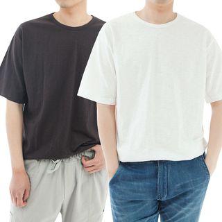 Plus Size Crew-neck T-shirt