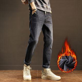 Fleece-lined Slim Fit Jeans