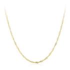 Fashion Simple Plated Gold Water Wave Necklace Golden - One Size