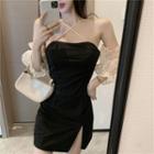 Halter Slit Dress