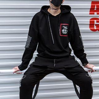 Bike Print Hoodie