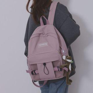 Mouse Charm Canvas Backpack